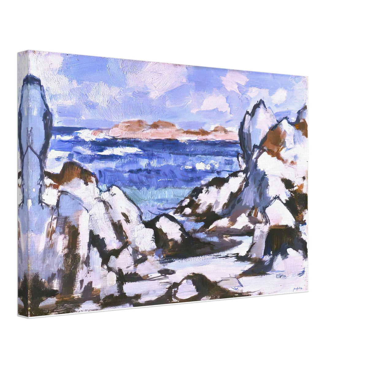 The Cathedral Rocks by Samuel Peploe, canvas