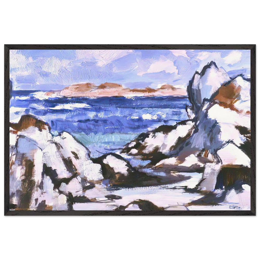 The Cathedral Rocks by Samuel Peploe, framed poster