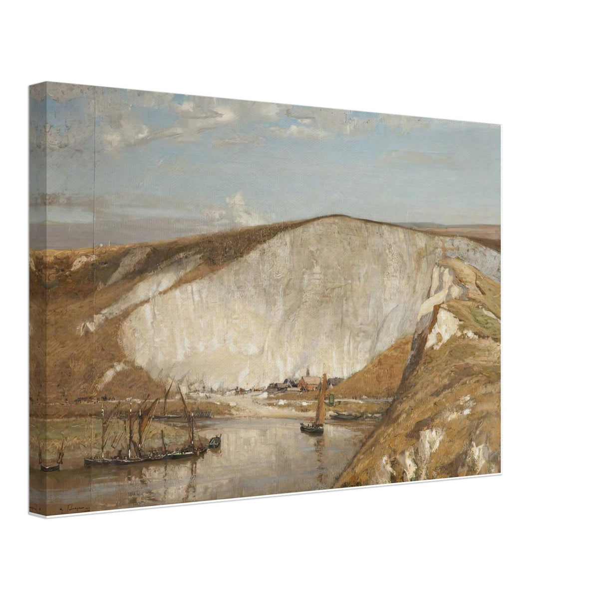 The Chalk Pit by Algernon Talmage, canvas