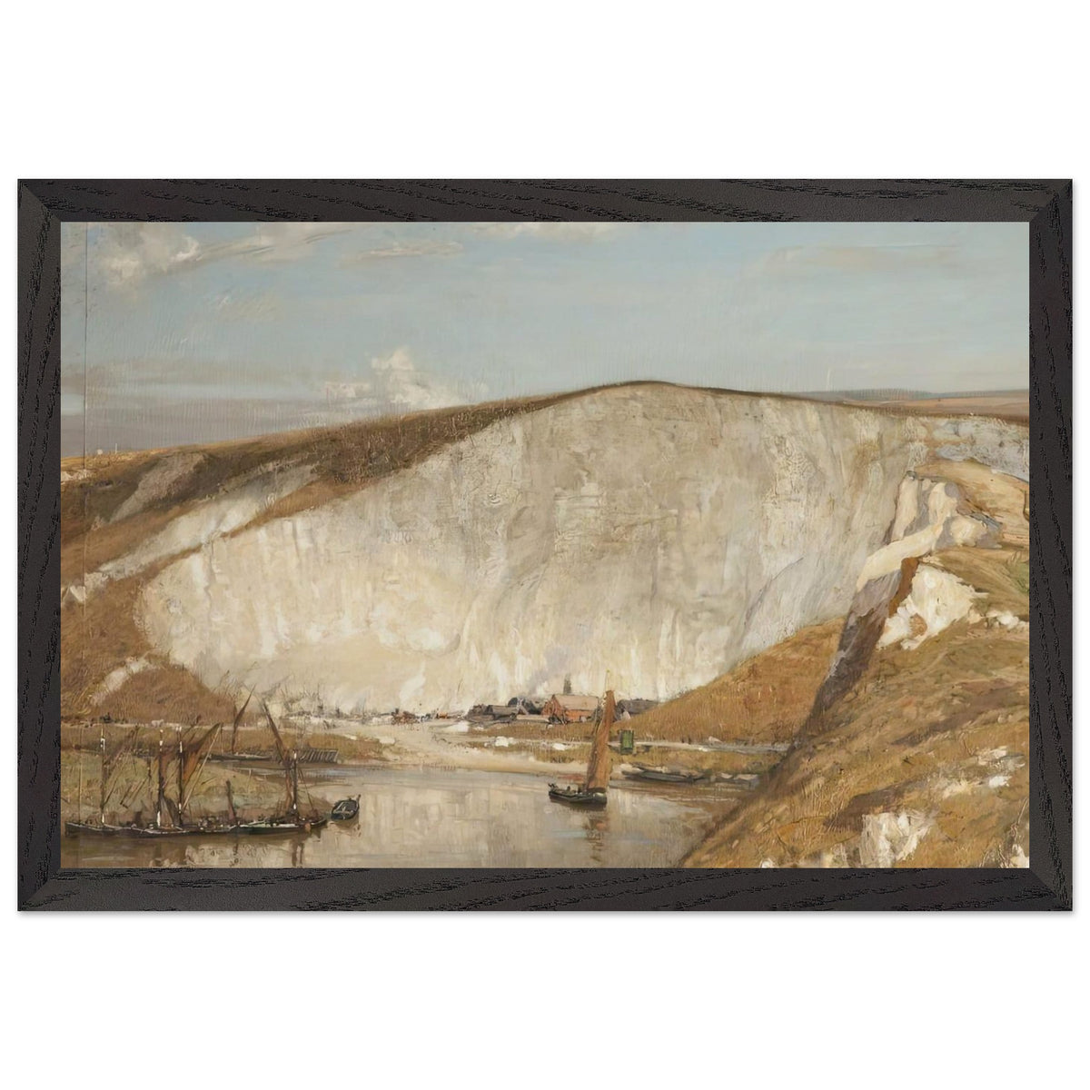 The Chalk Pit by Algernon Talmage, framed poster, view 2