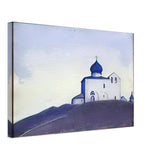 The Church in the Name of St. Sergius in America by Nicholas Roerich, canvas