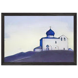 The Church in the Name of St. Sergius in America by Nicholas Roerich, framed poster, view 2