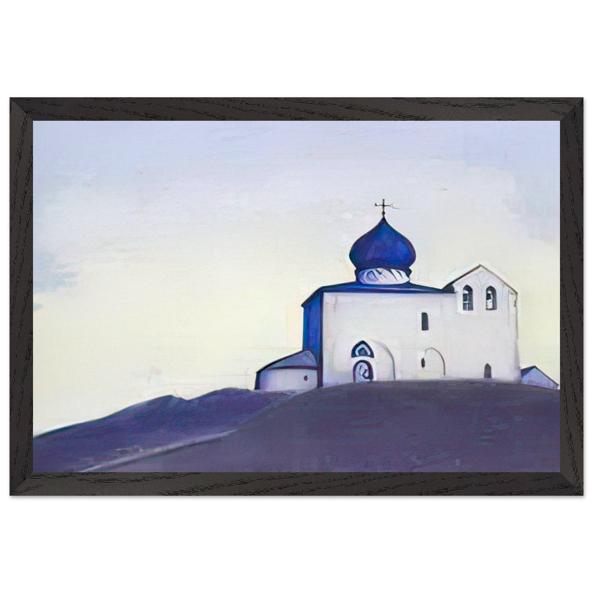 The Church in the Name of St. Sergius in America by Nicholas Roerich, framed poster, view 2