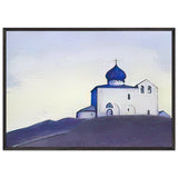 The Church in the Name of St. Sergius in America by Nicholas Roerich, framed poster, view 3