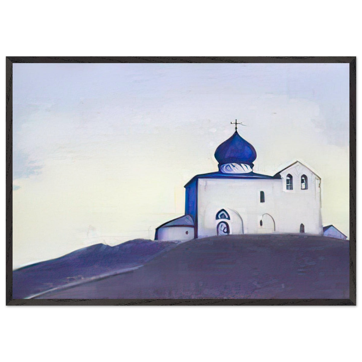The Church in the Name of St. Sergius in America by Nicholas Roerich, framed poster, view 3