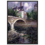 The Church of St. Gervais by Gustave Loiseau, framed poster, view 3