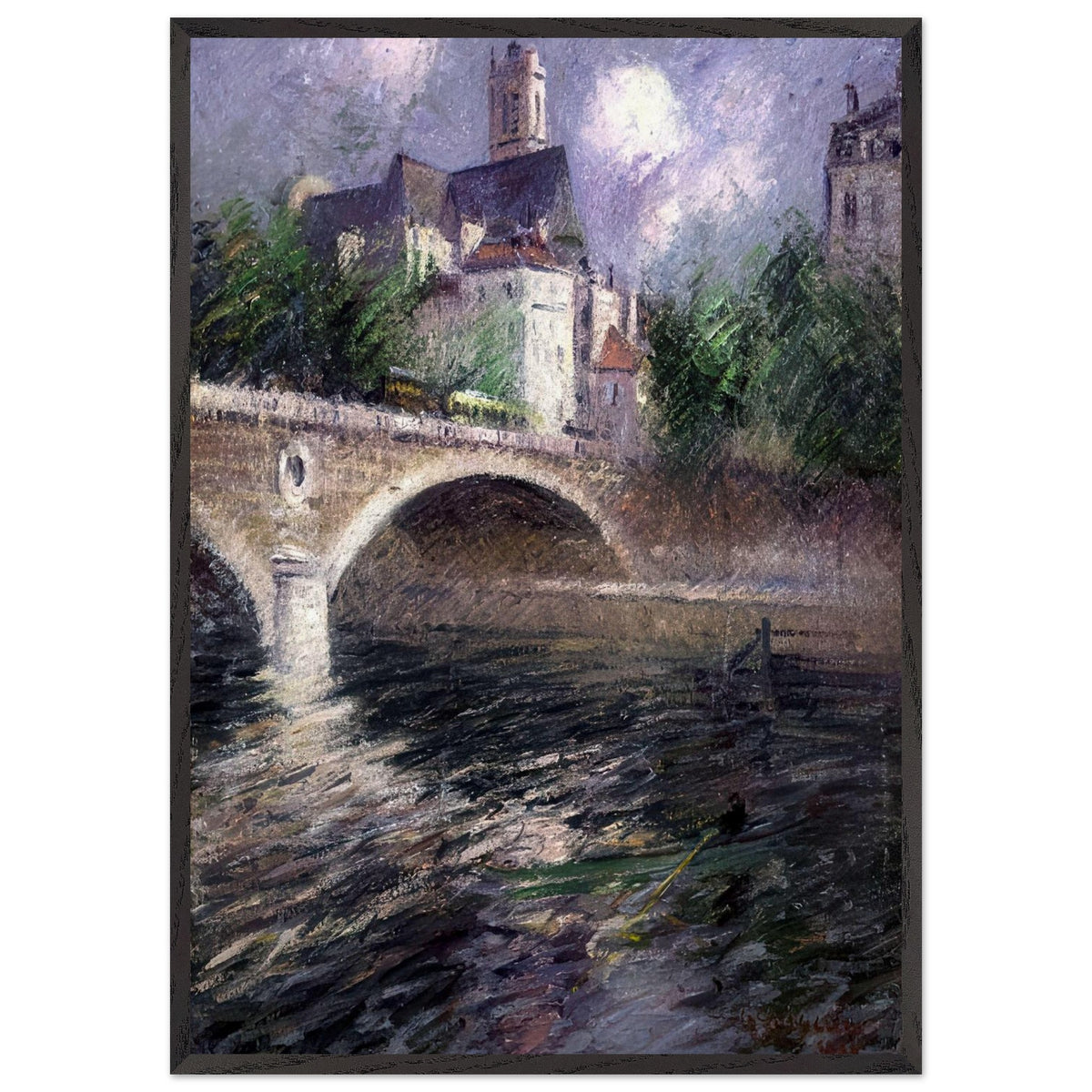 The Church of St. Gervais by Gustave Loiseau, framed poster, view 3