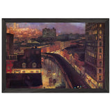 The City from Greenwich Village by John French Sloan, framed poster, view 2