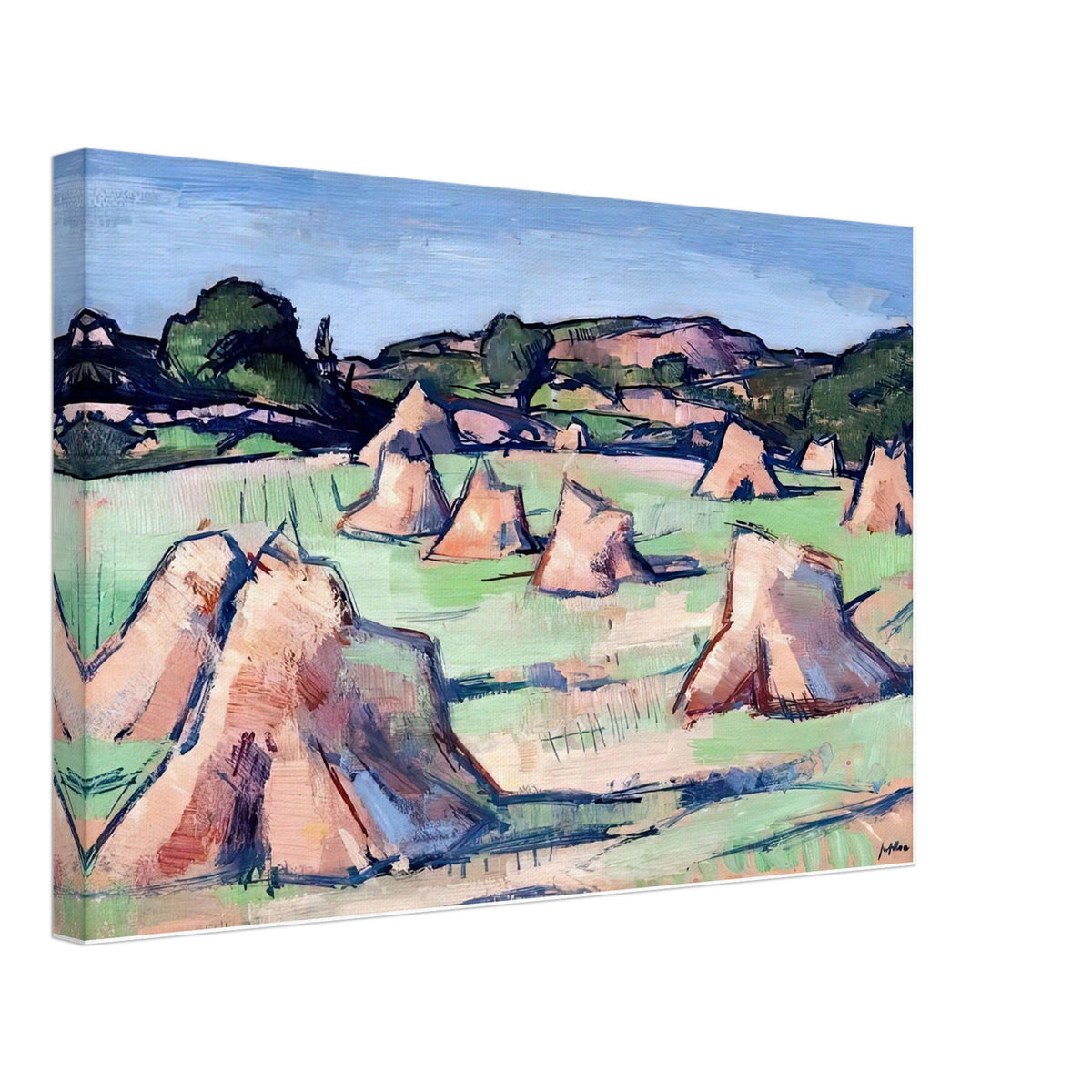 The Cornfield, Douglas Hall by Samuel Peploe, canvas