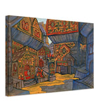 The Court of Prince Vladimir Galitsky by Nicholas Roerich, canvas