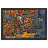 The Court of Prince Vladimir Galitsky by Nicholas Roerich, framed poster, view 2