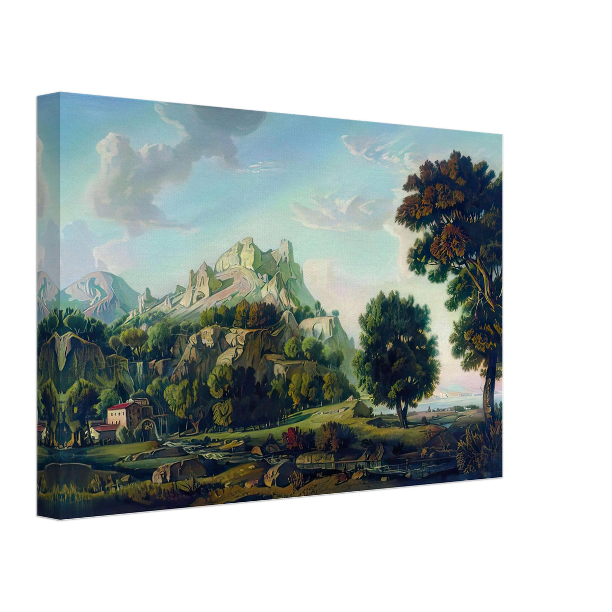 The Crimean landscape by Konstantin Bogaevsky, canvas, view 2