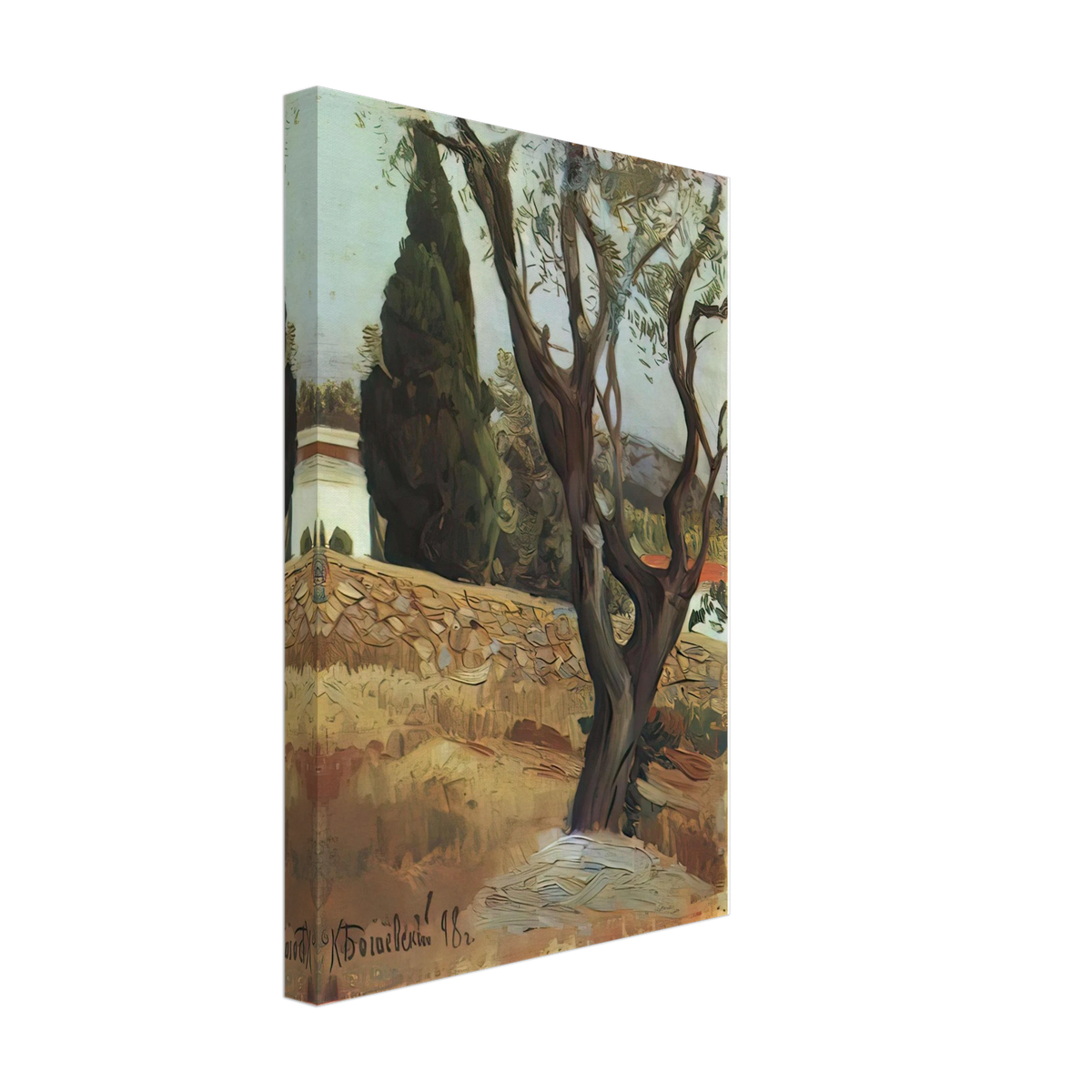 The Crimean landscape by Konstantin Bogaevsky, canvas, view 2