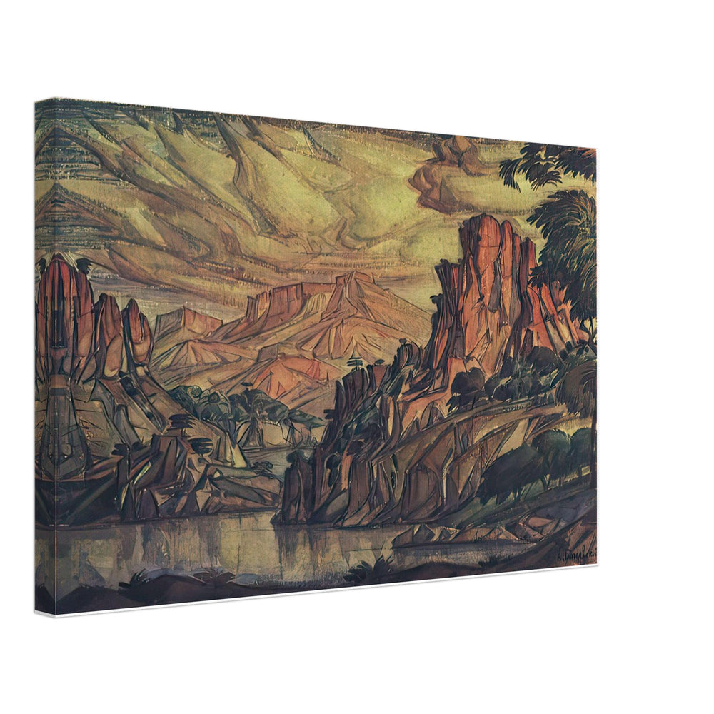 The Crimean Landscape by Konstantin Bogaevsky, canvas