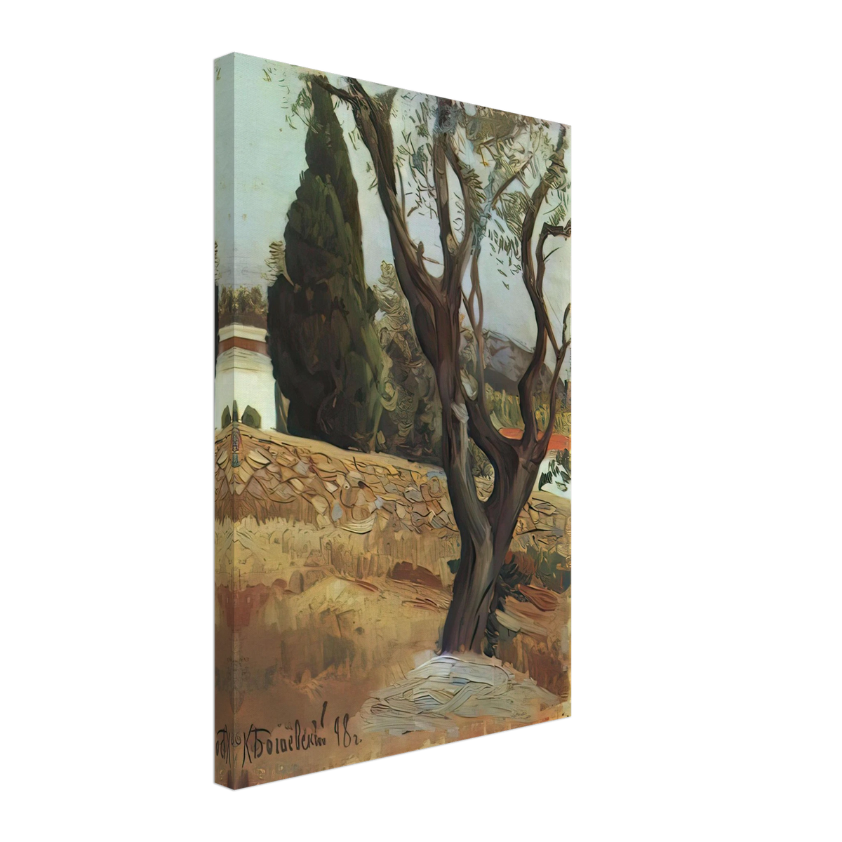 The Crimean landscape by Konstantin Bogaevsky, canvas