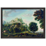 The Crimean landscape by Konstantin Bogaevsky, framed poster, view 2