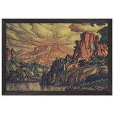 The Crimean Landscape by Konstantin Bogaevsky, framed poster, view 2