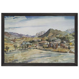 The Crimean landscape by Konstantin Bogaevsky, framed poster, view 2