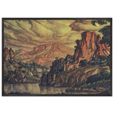 The Crimean Landscape by Konstantin Bogaevsky, framed poster, view 3