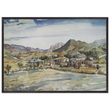 The Crimean landscape by Konstantin Bogaevsky, framed poster, view 3