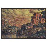 The Crimean Landscape by Konstantin Bogaevsky, framed poster