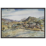 The Crimean landscape by Konstantin Bogaevsky, framed poster