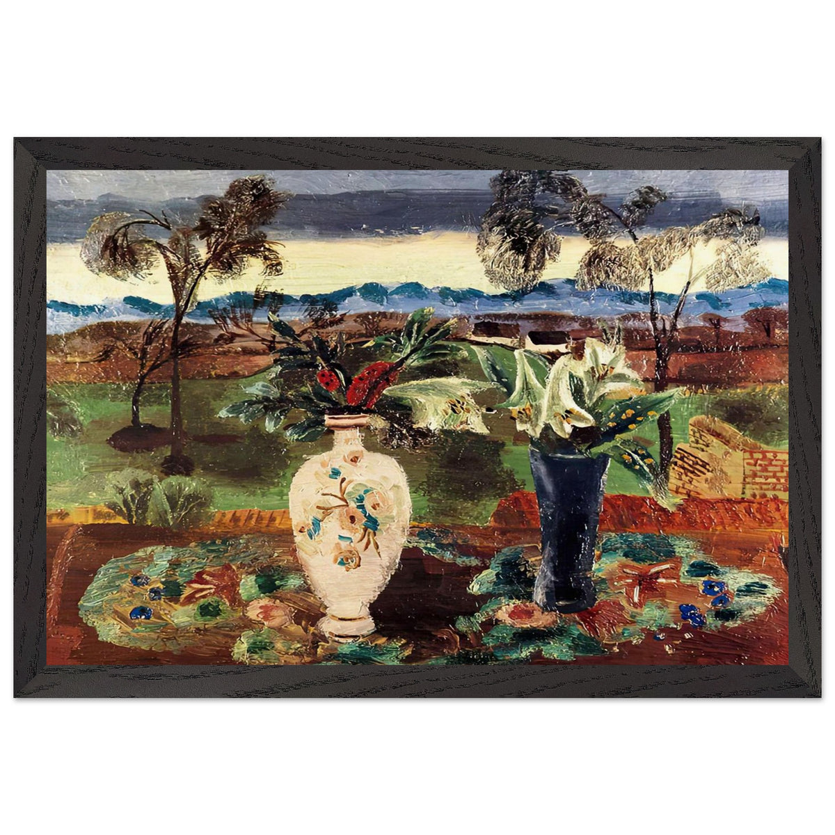 The Croft, Still Life with Divan by Frances Hodgkins, framed poster, view 2