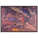 The Death of Oze by Nicholas Roerich, framed poster, view 3