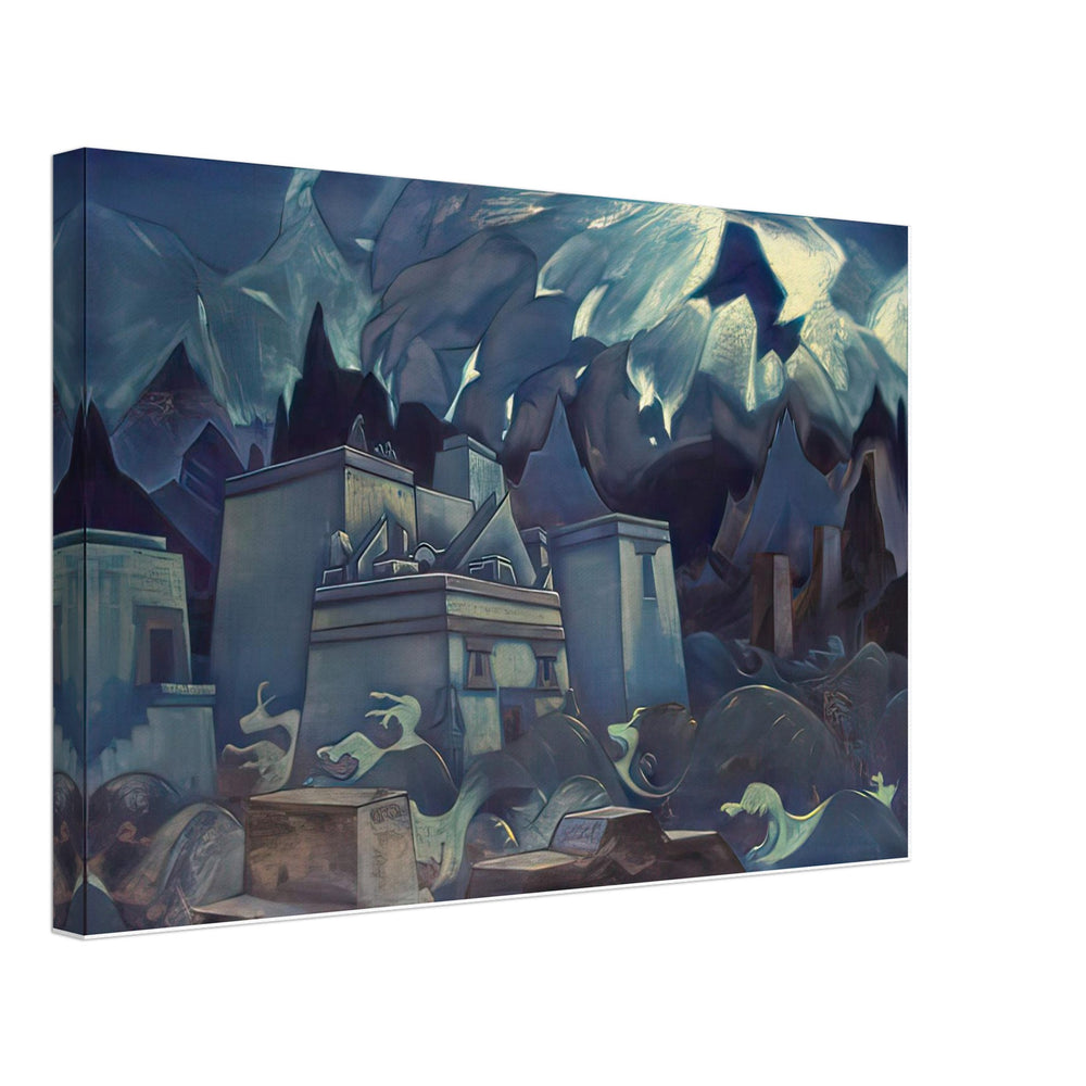 The Destruction of Atlantis by Nicholas Roerich, canvas