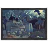 The Destruction of Atlantis by Nicholas Roerich, framed poster, view 2