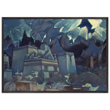 The Destruction of Atlantis by Nicholas Roerich, framed poster, view 3