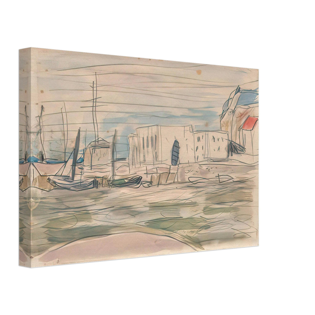 The Docks at Deauville by Pierre Bonnard, canvas, view 2