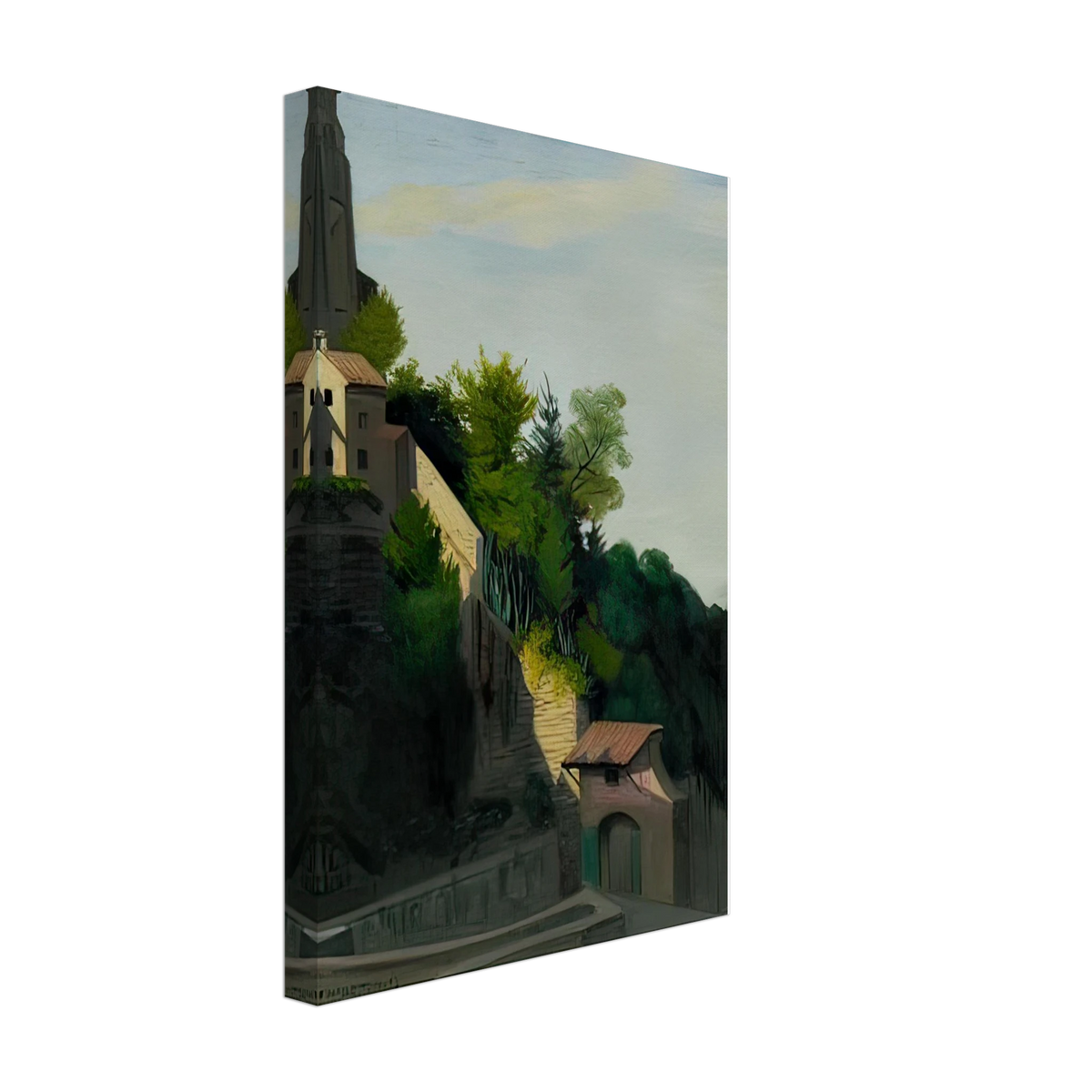 The Door of Bulagaio by Felix Vallotton, canvas, view 2