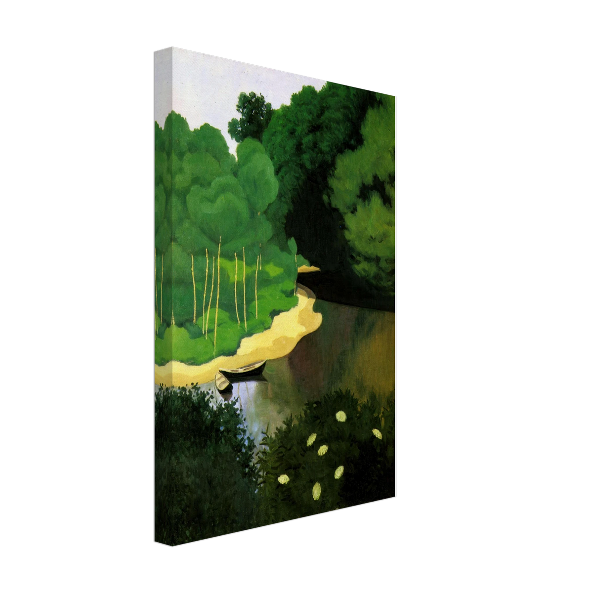The Dordogne with Carrenac by Felix Vallotton, canvas, view 2