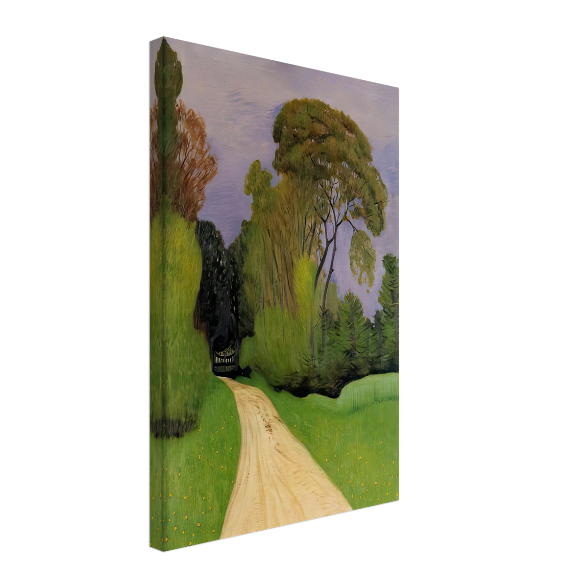 The Entrance to the Villa Beaulieu in Honfleur by Felix Vallotton, canvas