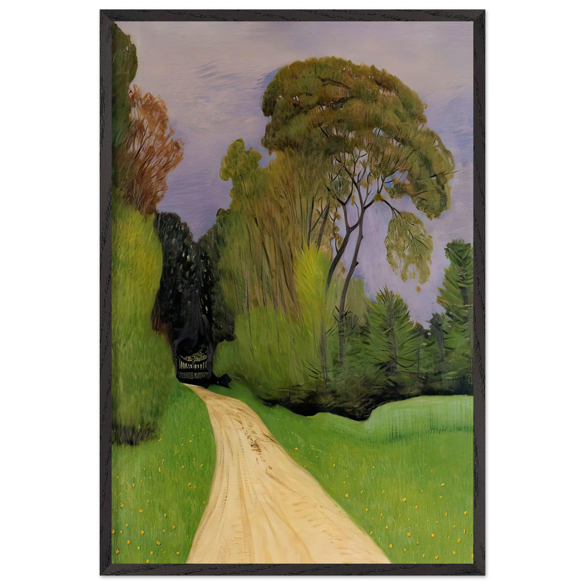 The Entrance to the Villa Beaulieu in Honfleur by Felix Vallotton, framed poster