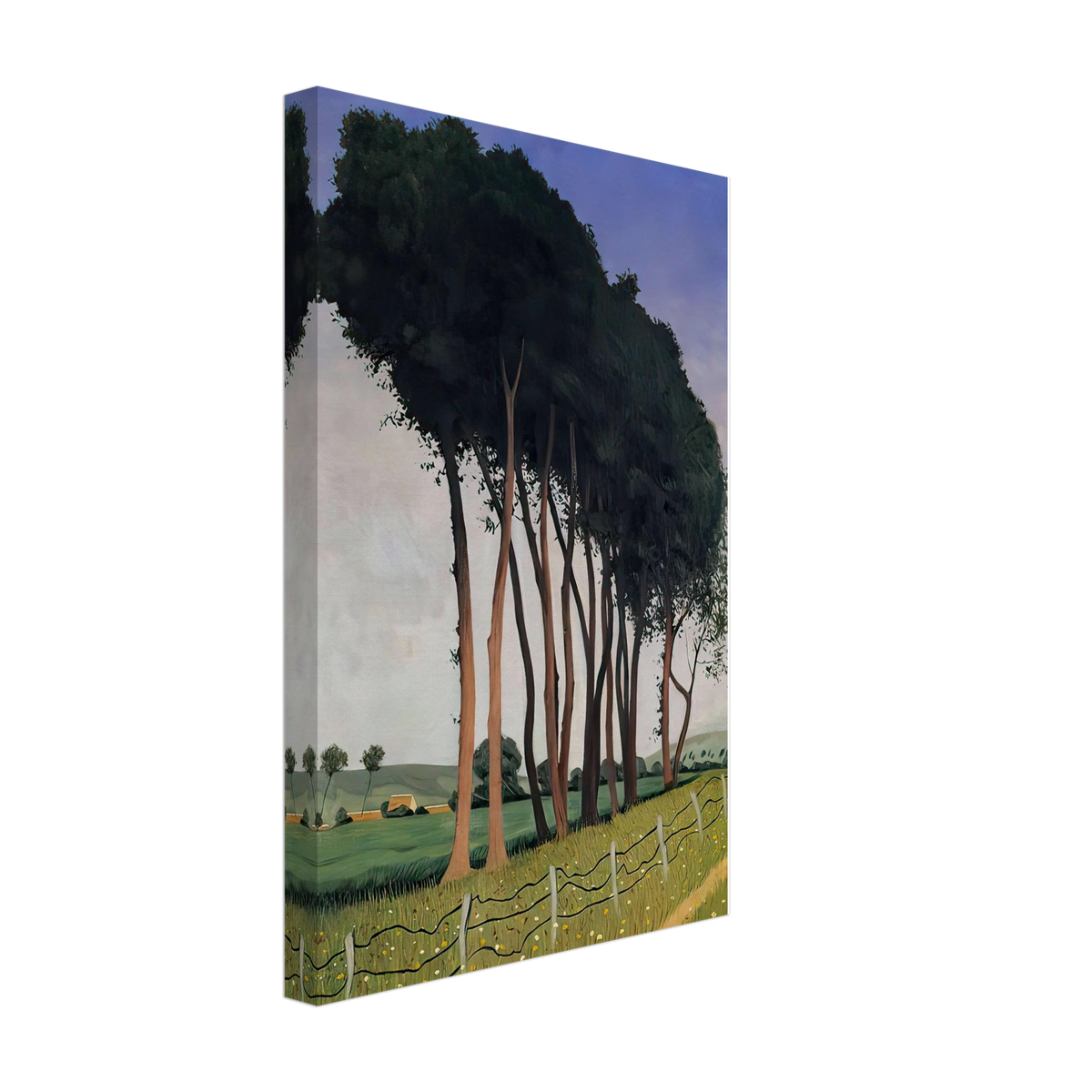 The Family of Trees by Felix Vallotton, canvas, view 2