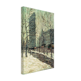 The Flatiron Building, New York by Ernest Lawson, canvas, view 2