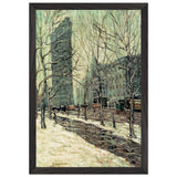 The Flatiron Building, New York by Ernest Lawson, framed poster, view 2