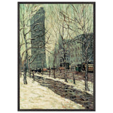 The Flatiron Building, New York by Ernest Lawson, framed poster, view 3