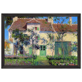 The Garden Behind the House by Gustave Loiseau, framed poster, view 2
