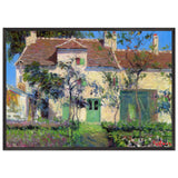The Garden Behind the House by Gustave Loiseau, framed poster, view 3