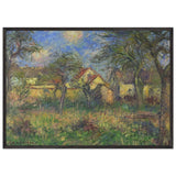 The Garden by Gustave Loiseau, framed poster, view 3