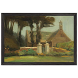 The Garden of Finistere Chapel by Stefan Popescu, framed poster, view 2