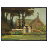 The Garden of Finistere Chapel by Stefan Popescu, framed poster, view 3