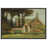 The Garden of Finistere Chapel by Stefan Popescu, framed poster