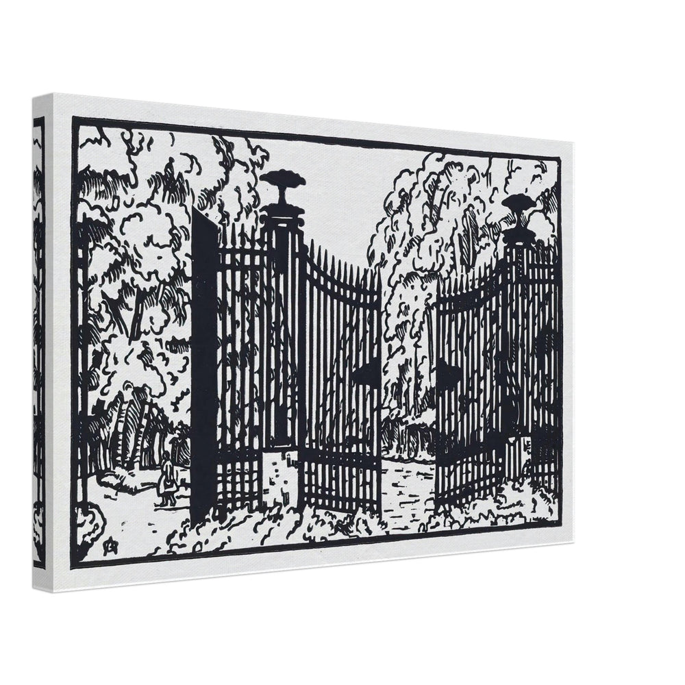 The Gate and the Road to Etyup by Anna Ostroumova-Lebedeva, canvas
