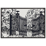 The Gate and the Road to Etyup by Anna Ostroumova-Lebedeva, framed poster