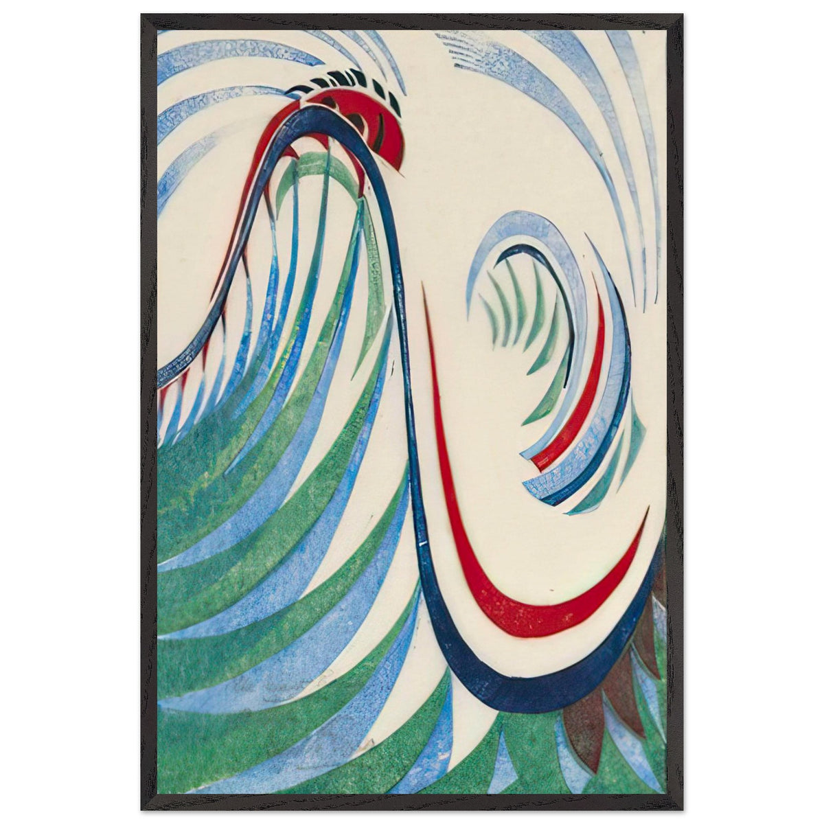 The Giant Racer by Cyril Power, framed poster