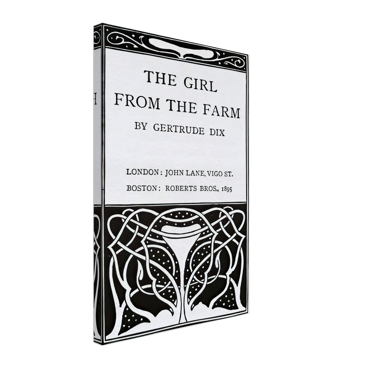 The Girl From The Farm by Aubrey Beardsley, canvas